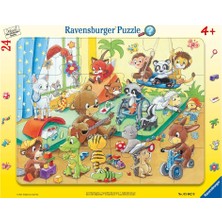 Ravensburger Puzzle Ravensburger 24 Parçalı Çocuk Puzzle Hayvanlar Anaokulu RPC056620