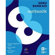 5 Yıldız Yayınları 8 Sınıf Matematik Soru Bankası Beşyıldız Yayınları