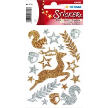 Herma Magic Sticker Glittery Yılbaşı Sticker Hayvanlar 3729