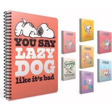 Gıpta Snoopy Spiralli A4 80 Yaprak Kareli Defter 7323