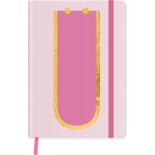 Fabooks Monogram Harf Baskılı Defter: Ü 40129-4
