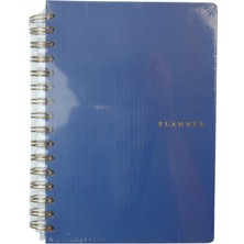 Victoria's Journals A5 Spiralli Sert Kapak Süresiz Ajanda Lacivert 126-3016