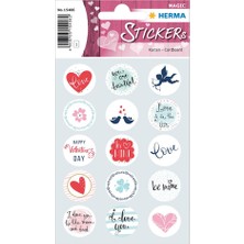 Herma Magic Etiket Cardboard Aşk Mesajları 15406