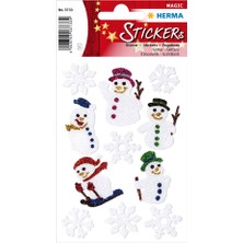 Herma Magic Etiket Glittery Yılbaşı Etiket Kardan Adam 3733