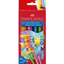 Faber-Castell Faber Castell Aquarell Boya Kalemi 12 Renk Karton Kutu 5171110622