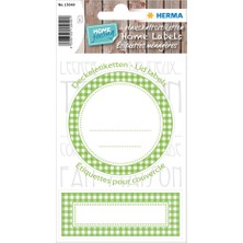 Herma Home Kavanoz Etiket 70MM Cap Yesil 15049