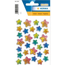 Herma Magic Etiket Stone Yıldızlar 5219