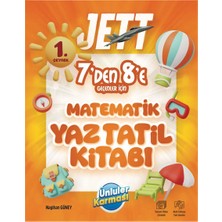 7'den 8'e Geçenler Için Matematik Yaz Tatil Kitabı Ünlüler Karması