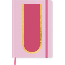 Fabooks Monogram Harf Baskılı Defter: U 40130-0
