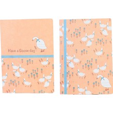 Ancor B'log Goose A5 Zımbalı Kareli Defter 111491