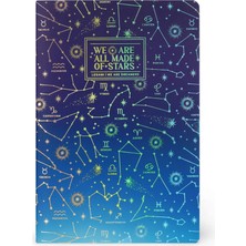 Legami Quaderno Medium Çizgili Defter Yıldızlar A5NOT0085