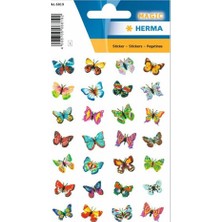 Herma Magic Etiket Glittery Kelebekler Parlak 6819