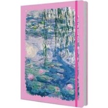 Deffter Water Lilies A5 Lastikli Defter