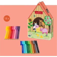 Faber-Castell Farm Eğlenceli Keçeli Kalem 18 Renk 5062155539