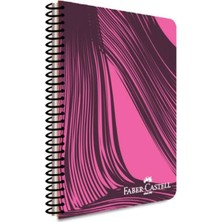 Faber-Castell Faber Castell Waves Defter Spiralli Pp Kapak A4 Kareli Defter 5075000435