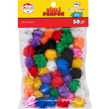 Mileo Ponpon Simli Renkler 2cm 50LI 1780