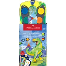 Faber-Castell Connector Dino Sulu Boya 12 Renk 125036