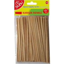 Bu-Bu Eğlenceli Çubuklar Şerit Renkli 0.5X14CM 50 Parça BUBU-HS0029