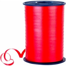 Cek San Düz Rafya Şerit 8mm Kırmızı