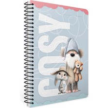 Gıpta Cosy Spiralli Lx Karton Kapak A4 80 Yaprak Çizgili Defter 8488