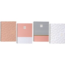 Ancor Unique A5 Spiralli Kareli Defter 94947