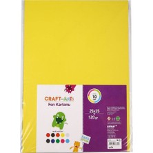 Craft And Arts Fon Kartonu 25X35 cm Karışık 10 Lu Poşetli Z2702