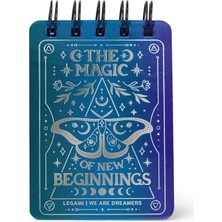 Legami Mini Spiralli Çizgili Defter Moth MNOTS0031