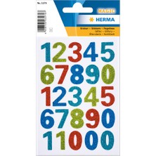 Herma Magic Etiket Glittery Renklı Rakamlar 3279
