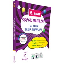 5. Sınıf Sosyal Bilgiler Haftalık Takip Denemeleri Karekök Yayınları