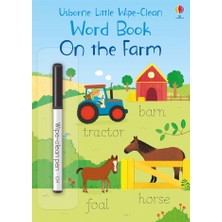 Little Wipe-Clean Words Books On The Farm Usborne Publishing