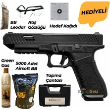 Vigor Glock 34 Custom Green Gas Blowback Airsoft Siyah