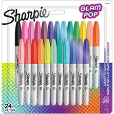 Sharpie Fine Glam Pop Permanent Markör 24 Renk 2198779