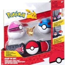 Pokemon Clip 'n' Go Poke Ball Kemer ve Figür Seti PKW4167