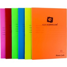 Alex Schoeller Dikişli Pp Kapak Defter A5 40 Yp Kareli ALX-0257