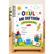 Beticraft A5 Spiralli Okul Defteri, 40 Yaprak 80 Sayfa, Çizgili Defter