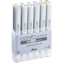 Copic Sketch Marker Seti 12 Renk Ex-4 21-075-412