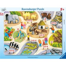 Ravensburger Puzzle Ravensburger 17 Parçalı Büyük Çerçeveli Puzzle 5e Kadar Sayılar RPC052332