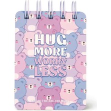 Legami Mini Spiralli Çizgili Defter Oyuncak Ayı MNOTS0028