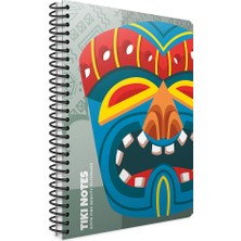 Gıpta Tiki Notes Spiralli Karton Kapak A4 80 Yaprak Kareli Defter 6223