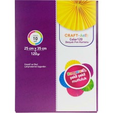 Stabilo Craft & Arts Fon Kartonu 10 Renk 120GR 2702 Çd