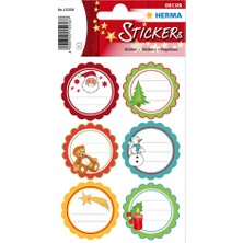 Herma Christmas Stickers Greetings 15258