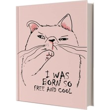 Deffter 2018 Collection Serisi Defter 14X20 Cat Free And Cool 64627-2