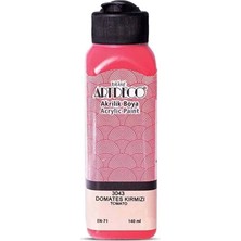 Artdeco Akrilik Boya 140 ml Domates Kırmızı 3043