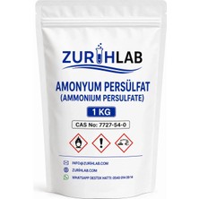 Zurihlab Zurıhlab Amonyum Persülfat 1 kg - Ammonium Persulfate