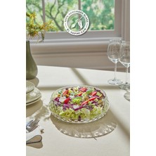 Glamis Selen Concept Bubble Model Büyük Boy El Yapımı Cam Salata ve Sunum Kasesi BBL.011.000, One Size