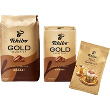 Tchibo Gold Selection Çekirdek - Filtre - Türk Kahvesi 3 Lü Set
