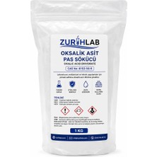 Zurihlab Zurıhlab Oksalik Asit 1 kg - Pas Sökücü