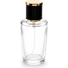 Ferden Ferda 20 Adet Boş Cam Parfüm Şişe, 50 Ml, Konik Silindir Model, Şeffaf