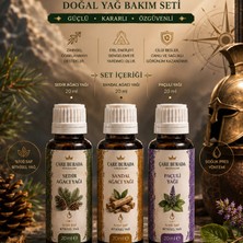 Çare Burada Hükümdar Eril Enerji Doğal Yağ Bakım Seti (Sedir Ağacı & Sandal Ağacı & Paçuli)