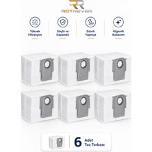 RotRever Roborock S8 / S8+ / S8 Sonic / S8 Pro Ultra / S8 Pro / S8 Pro+ Toz Torbası Yedek Parça 6 Adet